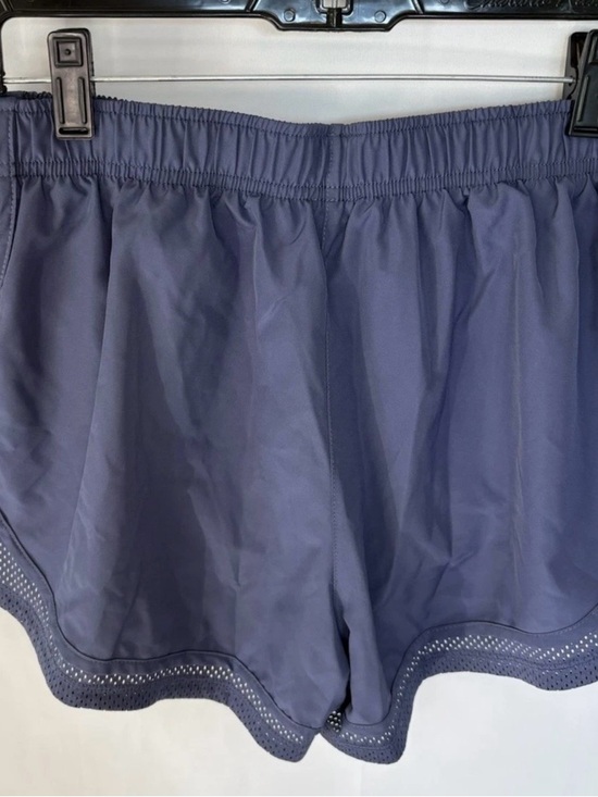 Nike Air Women's Dri-Fit Air Tempo Running Shorts LG  Navy  Inner Briefs Pocket - Picture 5 of 9